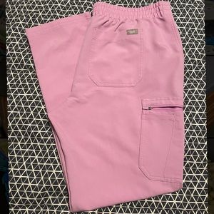 Figs Dusk Pink Yola Scrub Pants- regular length